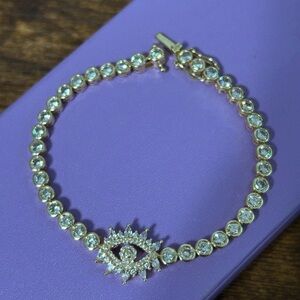 NEW Baroness Evil Eye Bracelet -Gold